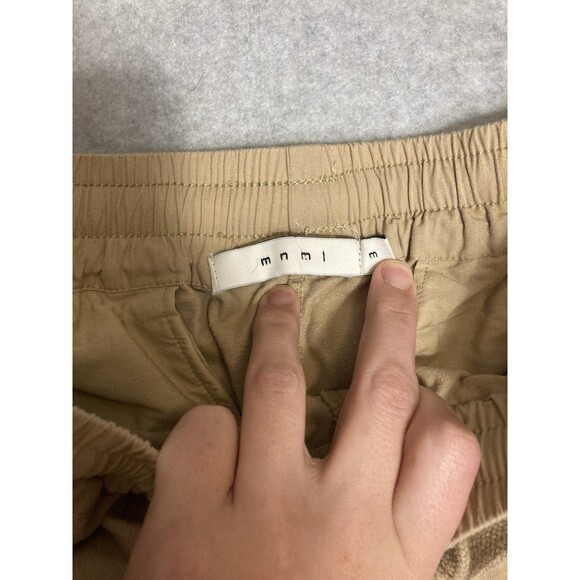 Mnml Mens Sz M Khaki Jogger Pull on Pants Casual Preppy Basic - Picture 3 of 13